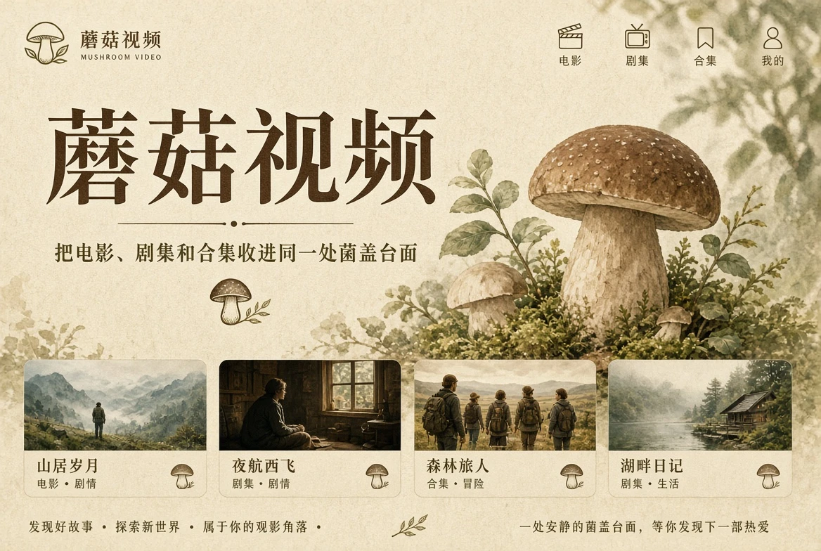 蘑菇视频首页主题封面